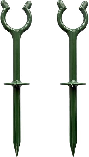 Juego de 10 soportes para manguera de jardín, juego de 10 unidades para césped/jardín/patio (ajuste en mangueras de 3/4 pulgadas), protector de