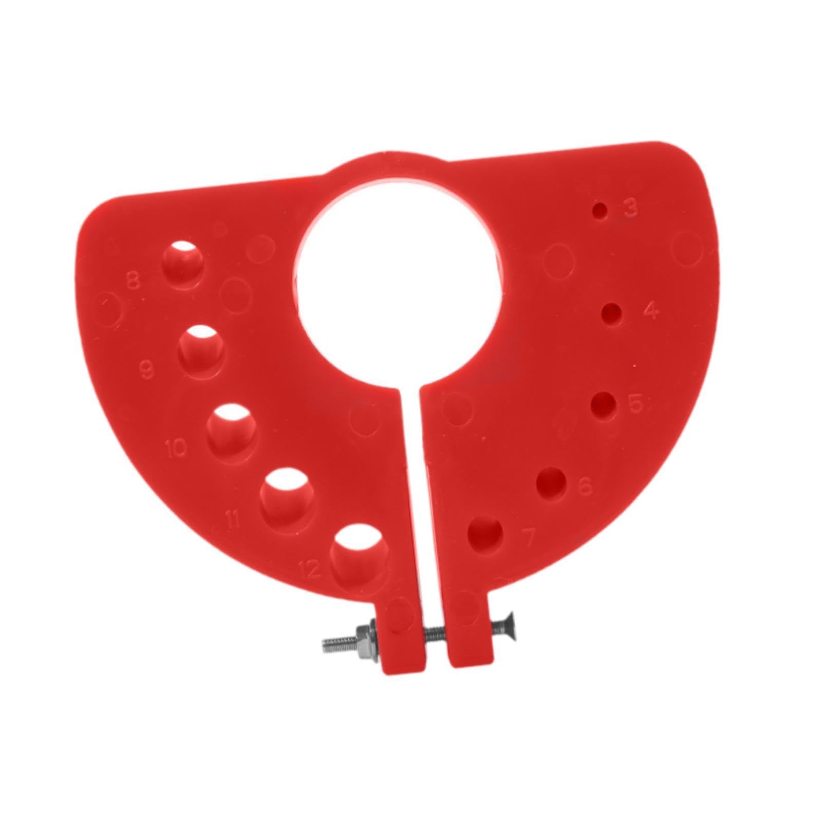 THE STYLE SUTRA Drill Bit Sharpener Portable Multifunctional Drill Bit Sharpening Guide Tool Red-image-21
