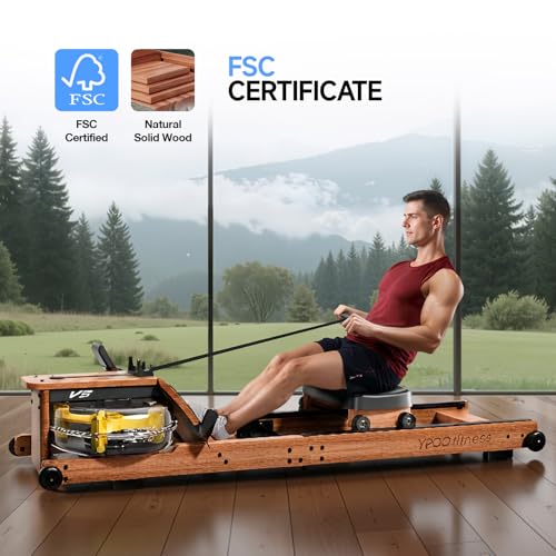 Image of Rowing Machine for Home, 350 LB Capacity, 16-Level Silent Resistance, Magnetic Rowing Machines for Home Foldable, Full-Body Workout Compact Rowing Machine for Cardio & Strength with APP Support