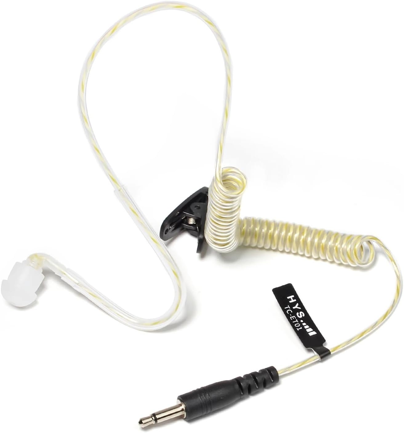 3.5mm リスニング専用イヤホン、ラジオスピーカーマイク対応、バランスドアーマチュアドライバー