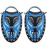 Diese Schwimm Hand Paddles ist für die Verbesserung der Schlagtechniken entwickelt, erhöht Kraft im Oberkörper und Schwimmgeschwindigkeit und reduziert Müdigkeit