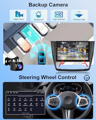 Radio Android de 9 pulgadas para BMW Serie 1 con CarPlay e interfaz GPS integrada 6
