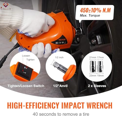 Image of Electric Car Jack, 5 Ton /11023 LBS Hydraulic Jack Lift with Electric Impact Wrench, Built-in Inflatable Pump, and LED Light for SUV MPV Sedan Truck Change Tires (5 Ton /11023 LBS)