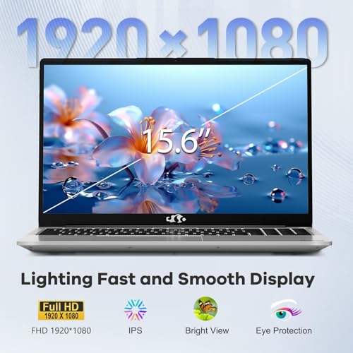 Image of NIMO 15.6 inch IPS FHD-Gaming-Laptop,AMD Ryzen 5 6600H 16GB DDR5 RAM 512GB SSD (Beat i5-1335U, 6 Cores Up to 4.5GHz) AMD Radeon 660M GPU-Computer with 100W Type-C Charger Backlit Keyboard Fingerprint
