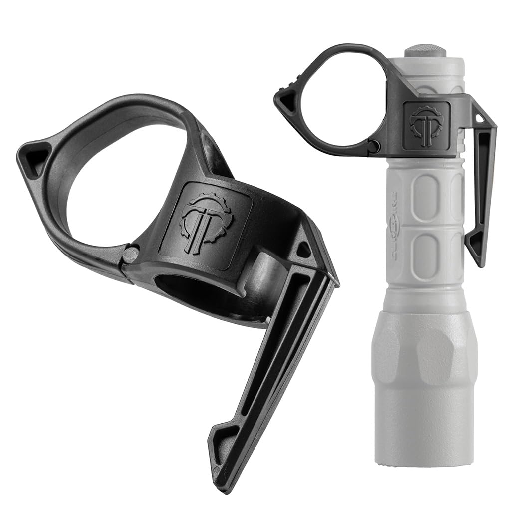 streamlight flashlight ring Amazon.com: Thyrm Switchback Large 2.0 Flashlight Ring with Pocket Clip for  1-Inch Tactical Lights, Finger Retention Ring Loop, Made in USA, Compatible  with SureFire G2X-Size Lights (Black) : Tools & Home Improvement