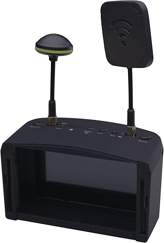 Miniatura 8 de Speedybee - Gafas EV800D FPV con DVR - 5.8G 40CH 5 pulgadas pantalla integrada batería de antena para cámara analógica FPV y transmisor FPV Drone RC