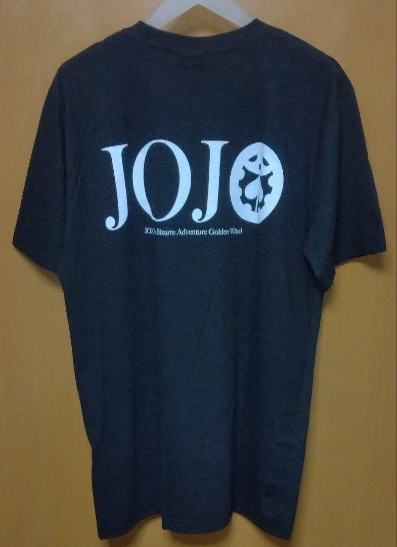 新品:ジョジョの奇妙な冒険「黄金の風●ロゴ入りプリントTシャツ」 新品:ジョジョの奇妙な冒険「黄金の風○ロゴ入りプリントTシャツ」