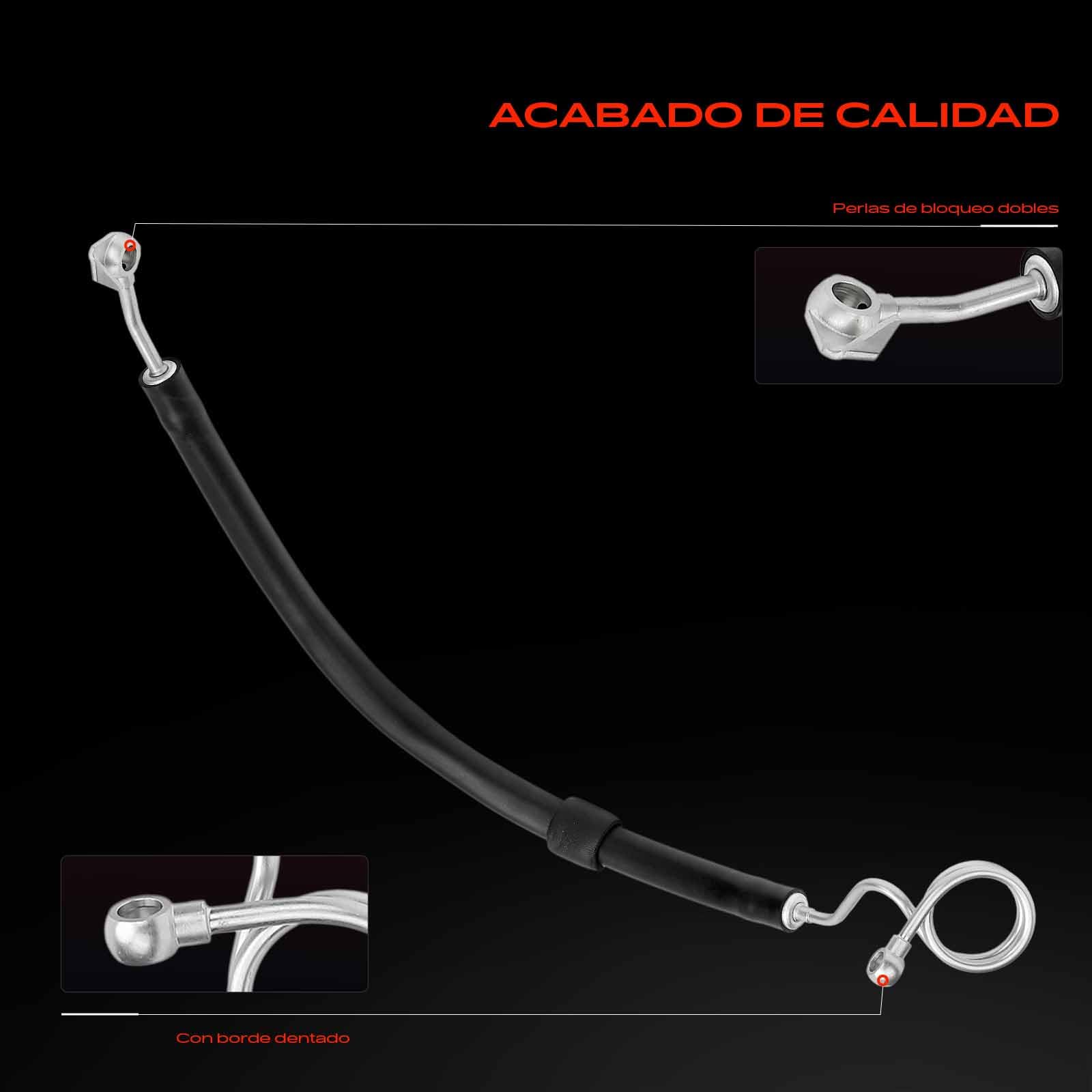 Frankberg Manguera de dirección asistida de Bomba hidráulica Según Caja de dirección Compatible con a4 8EC B7 a4 Avant 8ED B7 Cabrio 8HE Exeo 3R2 Exeo ST 3R5 Replace# 8E1422893DK