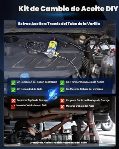 Bomba para extraer aceite de motor 17 Imagen adicional