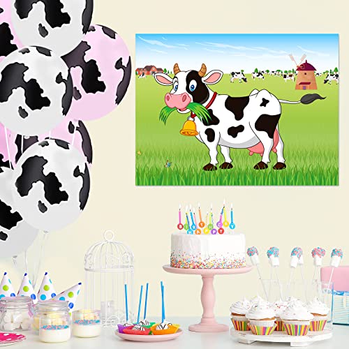 Neburora Pin The Tail On The Cow Party Game With 30 Tails For Forest Farm Birthday Christmas Party Supplies Pin Game, Boys Girls Woodland Animal Party Decorations Home Wall Decor #TOP4
