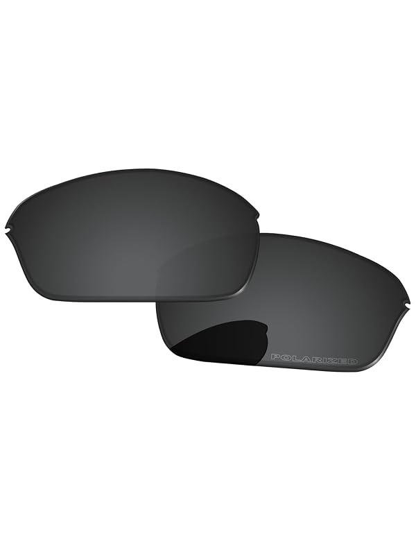 PapaViva Replacement Lenses for Oakley Half Wire 2.0 Sunglass - Solid Black Polarized by PapaViva - Used condition - Image 6