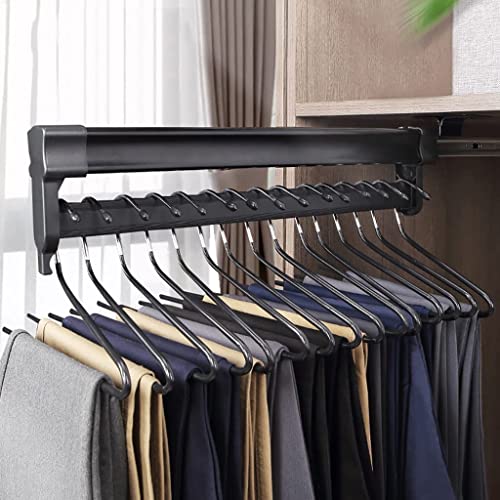 Porte-pantalons extensible en alliage d'aluminium pour dressing