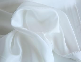 8MM Silk Habotai Fabric 44" Wide - Lightweight for Linings