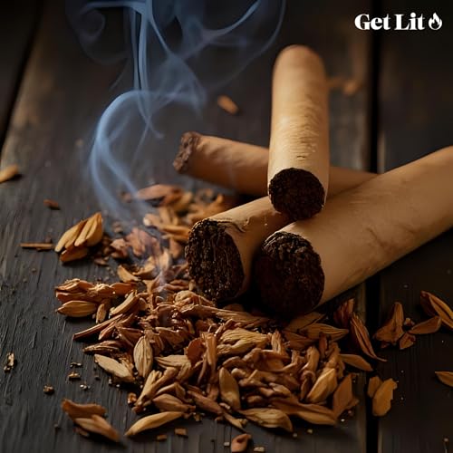 Image of Get Lit | Humidor | 16 oz Double-Wick Scented Candle | Hand-Poured in Missouri, USA | Rich Wood & Tobacco Fragrance