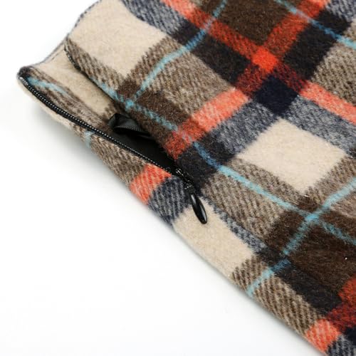 Image of IDEALSANXUN Womens High Waist Plaid Skirt Bodycon Pencil Wool Mini Skirts