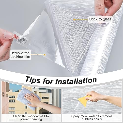 Haton Window Privacy Film, Frosted Glass Window Film thumb #4