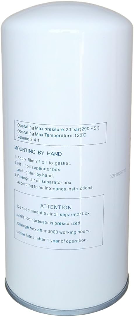 ZS1059792 Air/Oil Separator Compatible and Applicable Air Compressor Replacement Filter Substitute Spare Parts