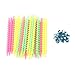 26Pcs Long Plastic Styling Barber Salon Tool Hairdressing Spiral Hair Perm Rod