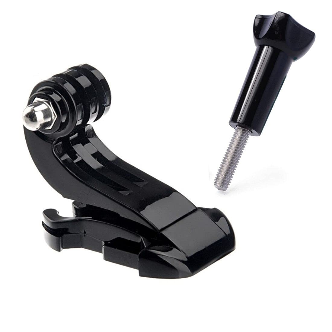 BKN® J-Hook Vertical Mount Action Camera Clip Adapter for Helmet Mount Base with GoPro Hero 8, 7, 6, 5, 4, Session, 3+, 3, 2, 1, Hero (2018), Fusion, DJI Osmo, Sjcam, Xiaoyi Action Cameras - 1pcs (B09CZ95M4G) Amazon Price History, Amazon Price Tracker