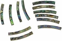 Vista 2 de Dopro Ukelele Rosette Paua Abulón Sonido Agujero Incrustaciones Tiras 2.559x0.079x0.059 in