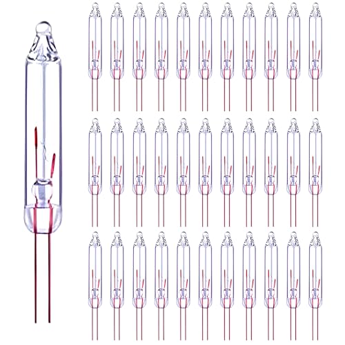 Christmas Replacement Mini Light Bulbs 2.5 Volt 0.17 Ampere 0.42