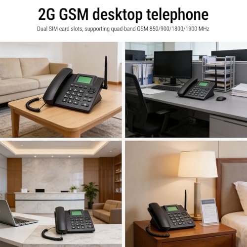 Teléfono inalámbrico Yunseity 2G GSM con doble SIM miniatura 2