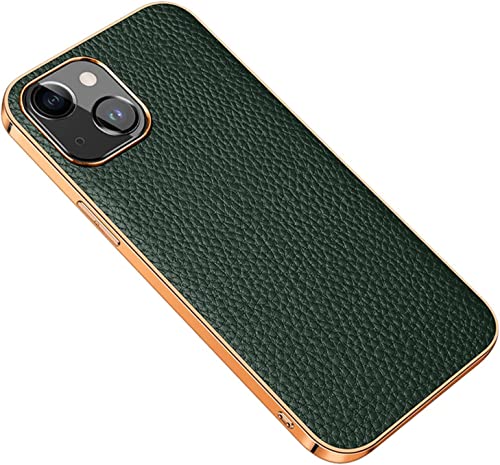 Coque iPhone 14 Plus antichoc en cuir fin pour éviter les rayures de la caméra