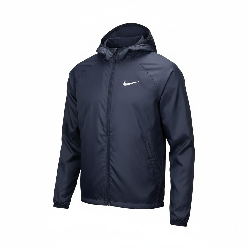 Men's Essential Hooded Running Jacket
