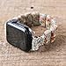 YGLINE Handmade Beaded Boho Watch Bracelet Band Watch 38mm/40mm/41mm/42mm/44mm/45mm-Watch Strap for All Series for Women (42/44/45mm, dark color)