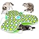 FUGODIWI Interaktives Katzenspielzeug Selbstbeschäftigung, Katzenspielzeug Elektrisch, Intelligenzspielzeug für Katzen mit Abnehmbaren Federn, Automatisches Mäusefangspiel, USB-Aufladung