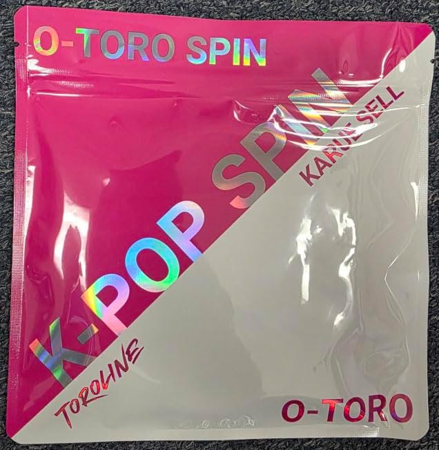 Toroline K-Pop Spin Hybrid Tennis String Set Neon Pink/White