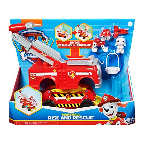 Patrulla Canina vehículo de juguete transformable ideal como regalo para niños de 3 años 6