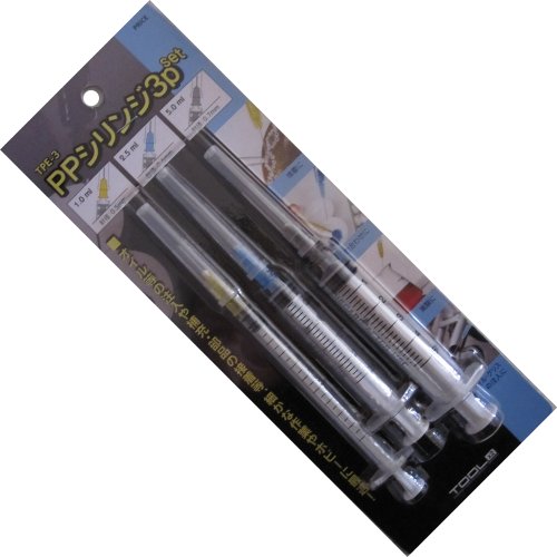 Lot de 3 seringues à colle