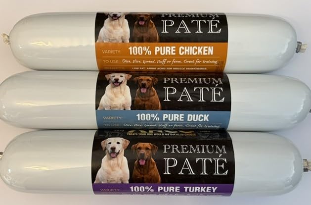 Anco Premium Pate Variety Pack (3 x 400g) - 100% Pure Chicken/Turkey/Duck