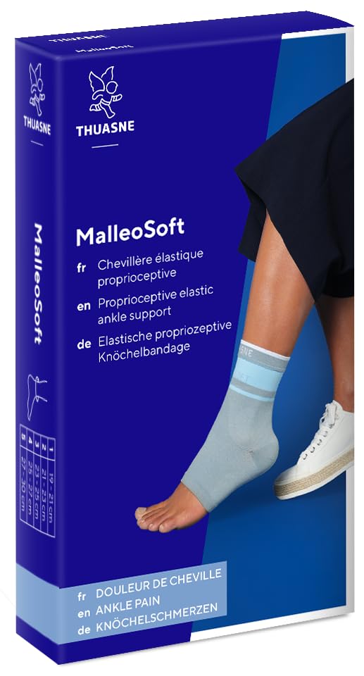 THUASNE MalleoSoft, Everyday Elastic Ankle Support, Breathable Ankle Brace for Joint Pain Arthritis, Injury Recovery, Sports - Image 4