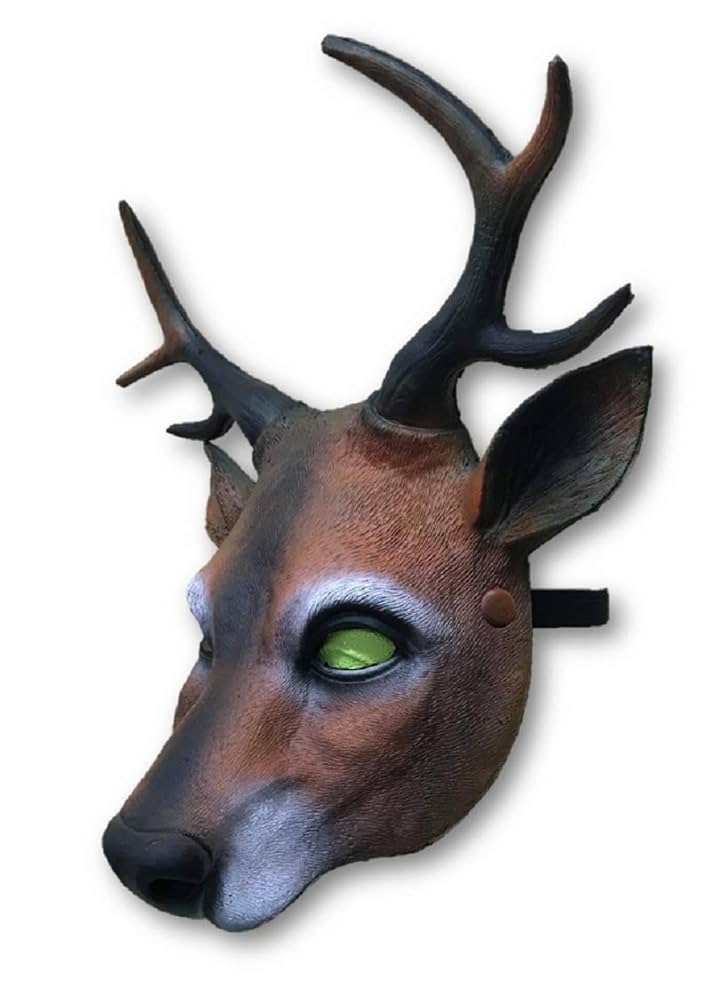 Amazon.com: Forum Novelties 81458 Half Mask-Reindeer, 24, 1