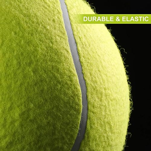 Zerodis 9,5' großer Tennisball, Haustierspielzeug, Mega-Jumbo-Hundespielzubehör, Spaß beim Outdoor-Sport, Strand-Cricket