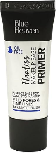 Blue Heaven Flawless Makeup Base Primer For Face Makeup | Pores and Fine lines minimizer | Hydrating and moisturising | Infused with Aloe Vera | Silk Matte Finish | oil free and…