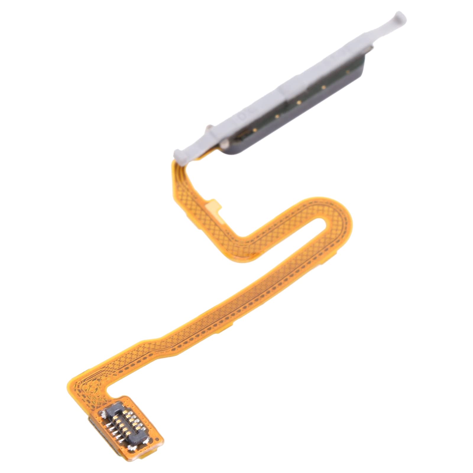 Ricambio Compatibile con XIAOMI Redmi Note 10 Pro/Pro Max M2101K6G M2101K6R M2101K6P M2101K6I flat flex circuito switch key pulsante accensione tasto power on off + BUTTON FINGERPRINT (Nero)