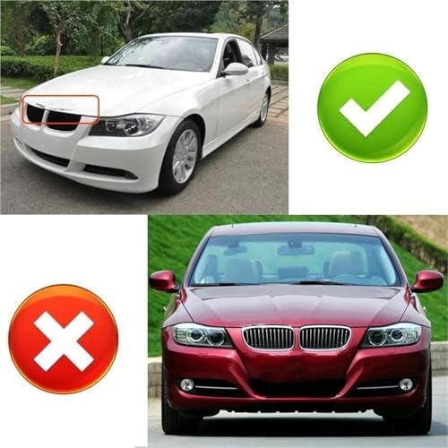 Calandre voiture pour avant BMW E90 E91 solution grille cassée 335I - 3