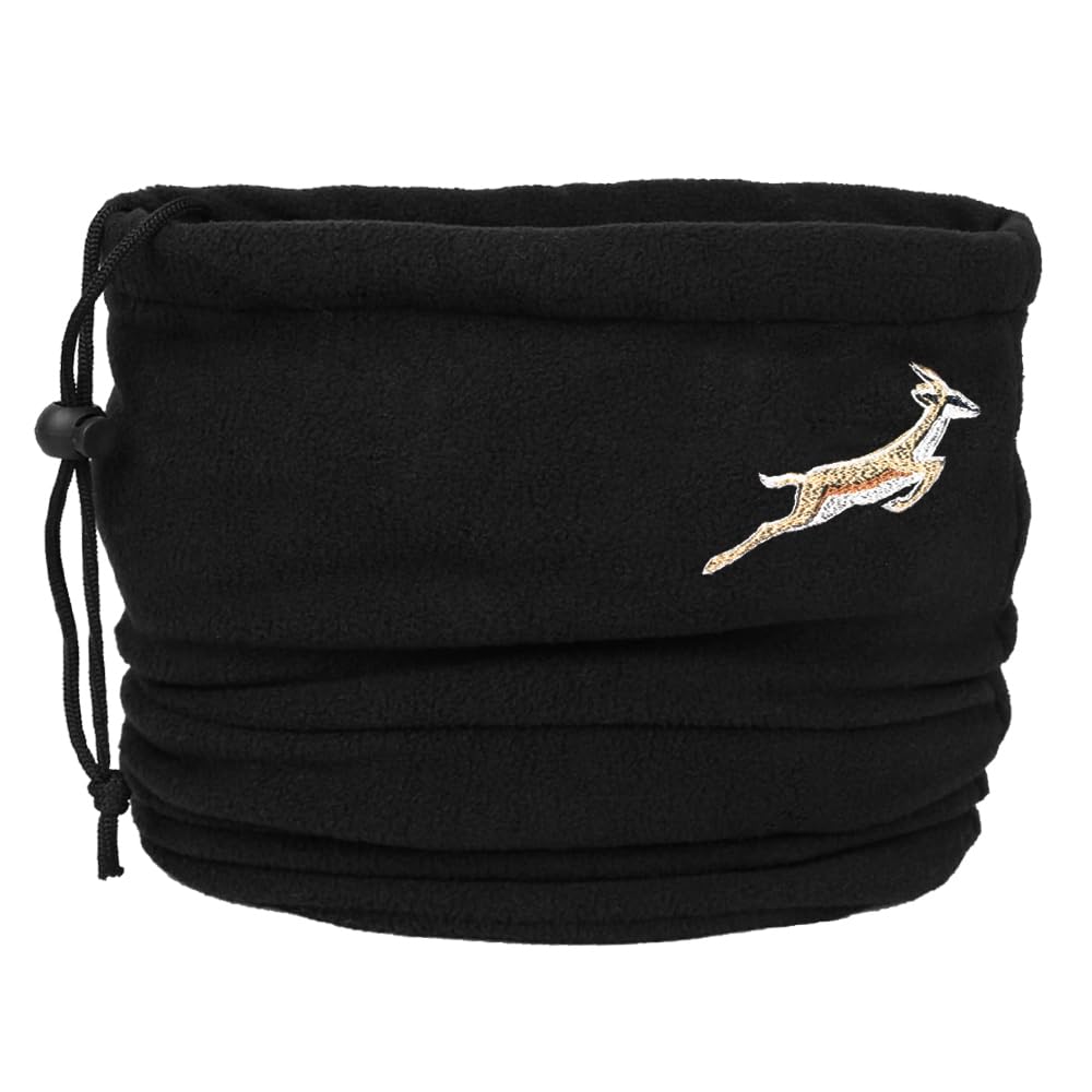Teddyt's Unisex Black Springbok Embroidered Snood