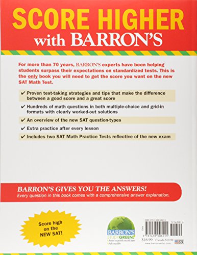 Barron's Math Workbook for the NEW SAT - Image 2