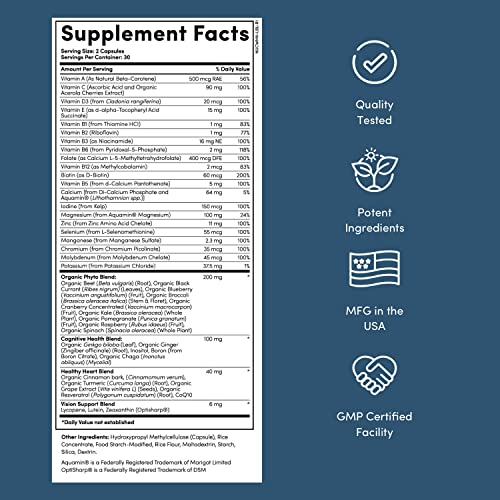 Nucific® Superfood Multivitamin Energizing Vitamins And Minerals Dietary Supplement #TOP3