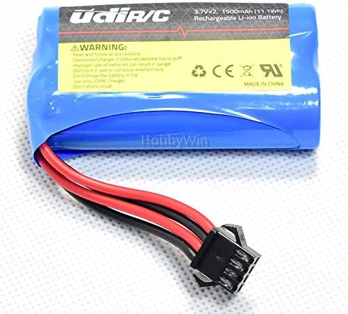 UdiR/C Part UDI009-14 Battery 7.4V 2S 1500mAh SM-4P Plug for RC Racing Speed Boat