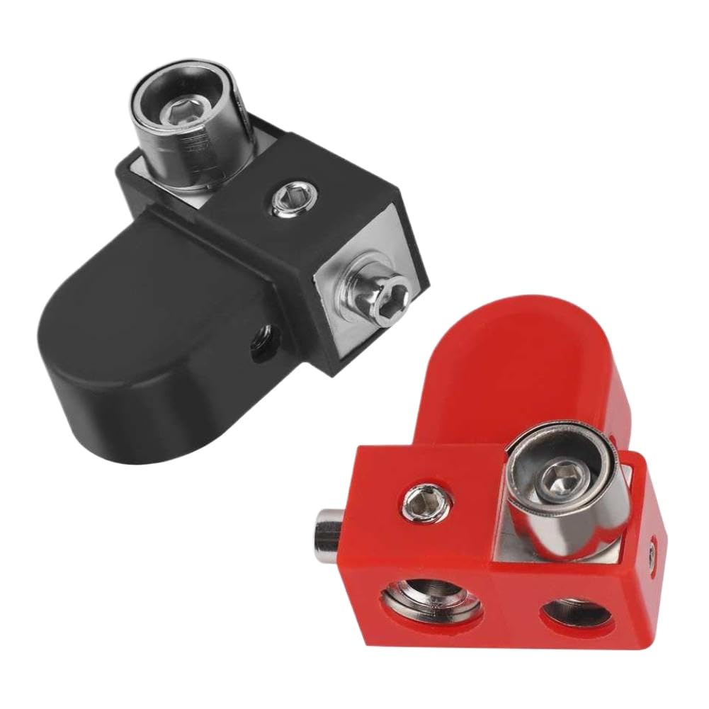 Connettori terminali in ottone con collari adattatori Copri morsetti di ricambio compatibili con auto RV Boat
