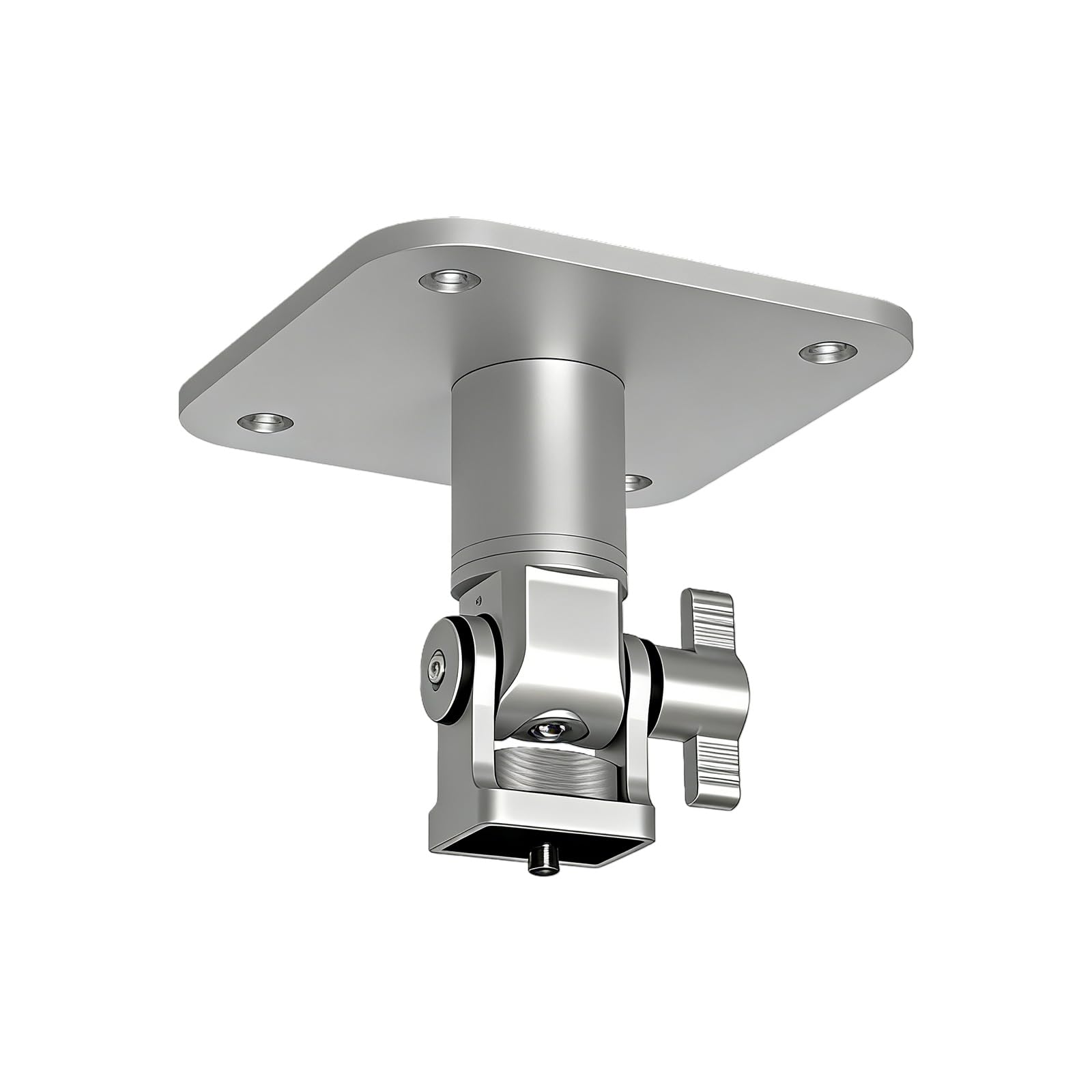MURYE Soporte de techo para proyector con rosca de 1/4 pulgadas para la mayoría de proyectores, construcción de metal resistente, suspensión de 10 kg de capacidad