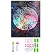 DIY 5D Diamante Pintura Kits, Pintura Diamante 5D Completo Bordado de Taladro, Dibujo de diamante Arte de diamantes, Juego de Taladro Completo Artístico para Adultos o Niños - luna