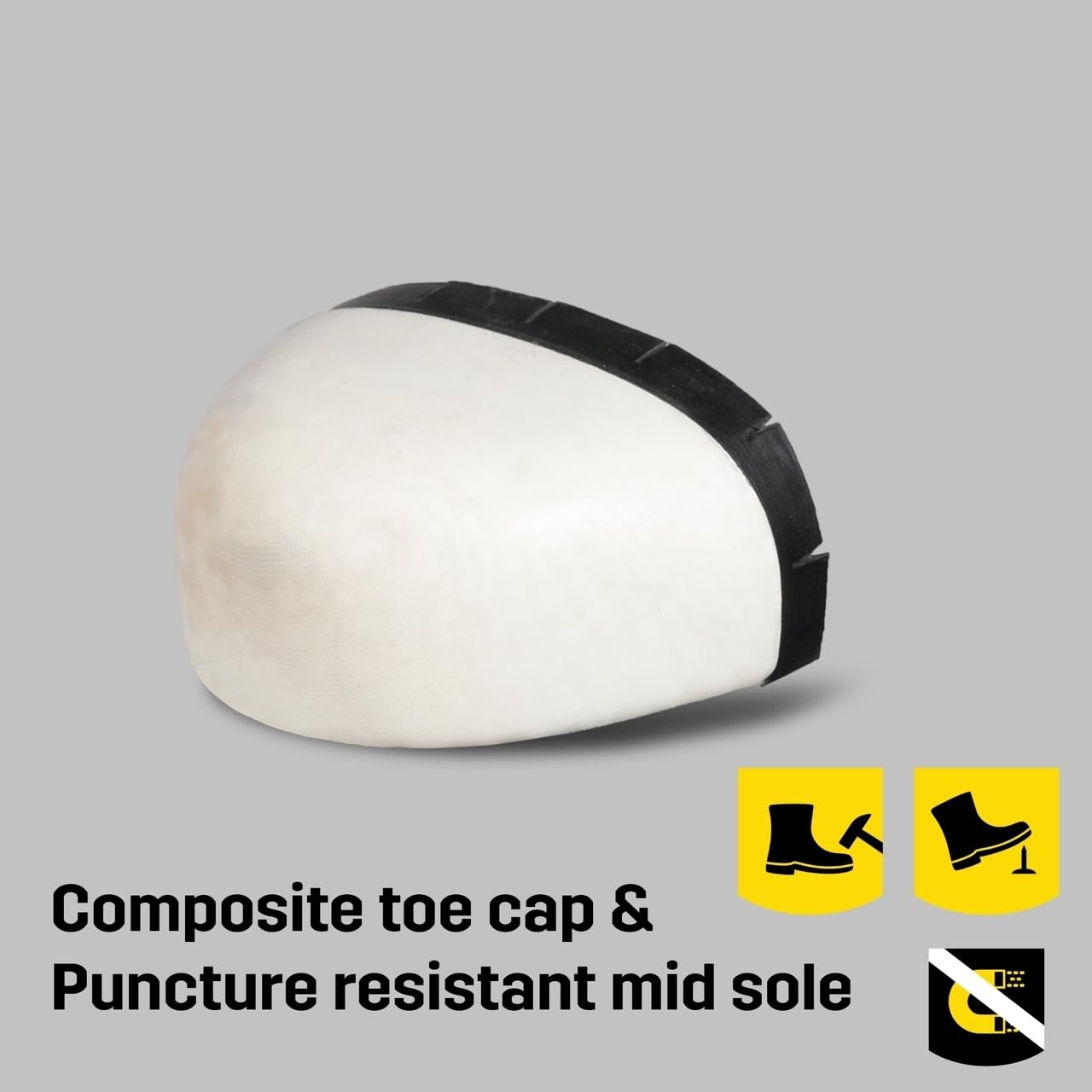 SAFETY JOGGER S3 Chaussures de Sécurité pour Hommes - Flow Mid - Chaussure de Travail Antidérapante, Résistante à l'eau, Confortable et ESD, Embout en Composite, sans Métal, Aussi pour Femmes