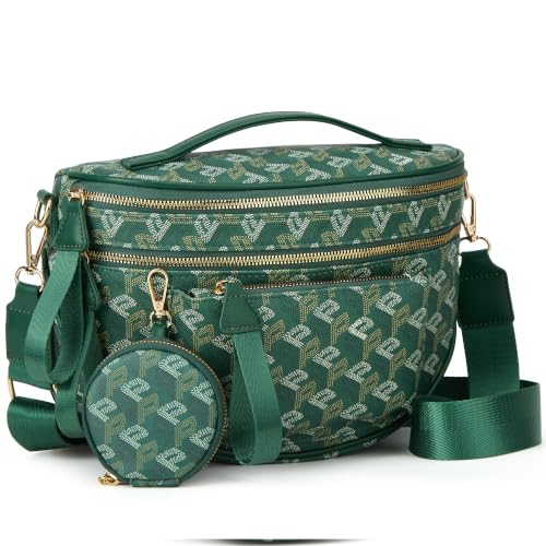 Image of Makes Checkered Crossbody Bag Bum Bag for Women with Pouch
