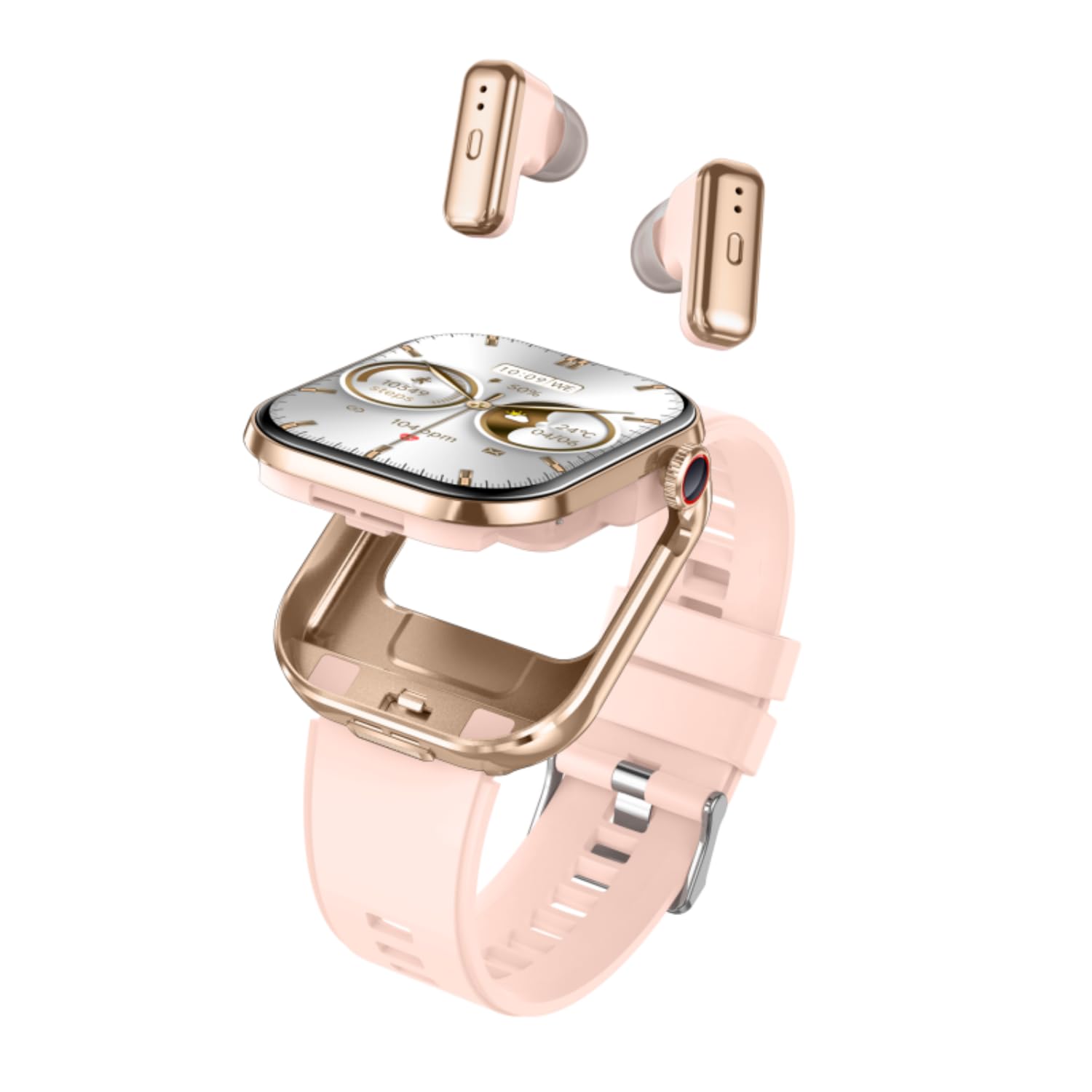 AIEK Smartwatch 4G Android Con Telefono GPS - Schermo AMOLED 1,43" - 2GB RAM 16GB ROM - Rosso